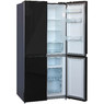 Многокамерный холодильник Бирюса CD 466 BG с черными стеклянными дверьми